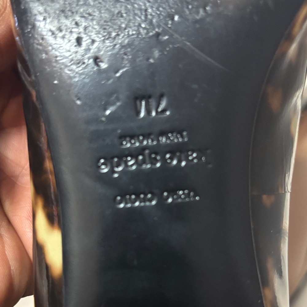 Kate Spade Tortoise Shell Pattern Flats - Picture 10 of 10